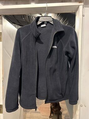 Columbia Black full zip Fleece Jacket